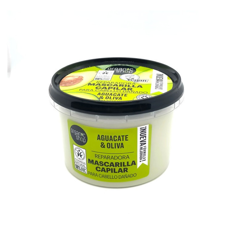Organic Shop Mascarilla Capilar Reparadora Aguacate y Miel 250ml
