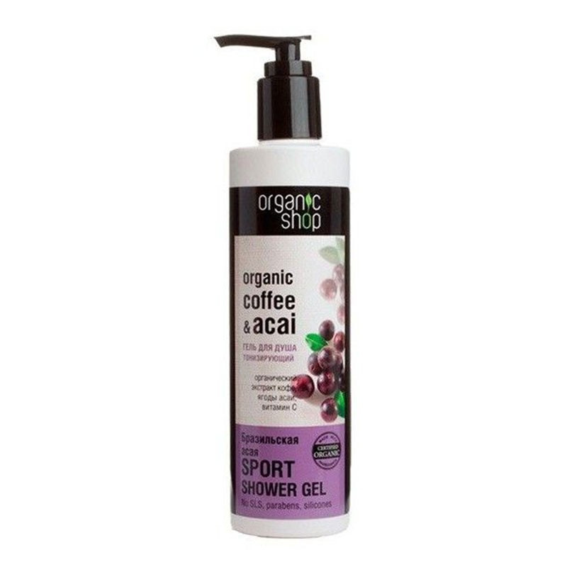 Organic Shop Gel de Ducha Tonificante Acai y Café 280ml
