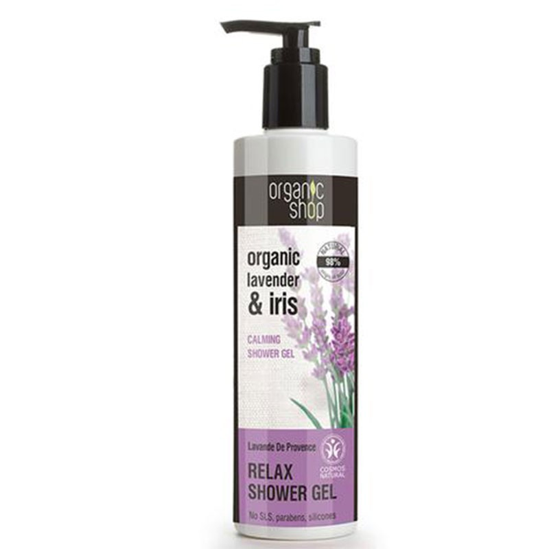 Organic Shop Gel de Ducha Calmante Lavanda e Iris 280ml