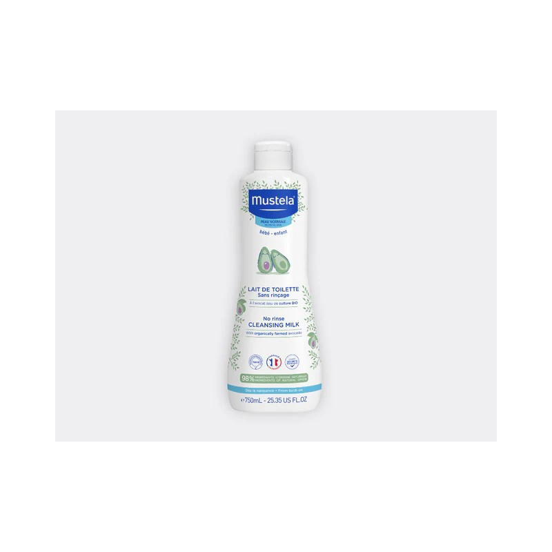 Mustela Leche Limpiadora Hidratante Corporal Bebé 750ml