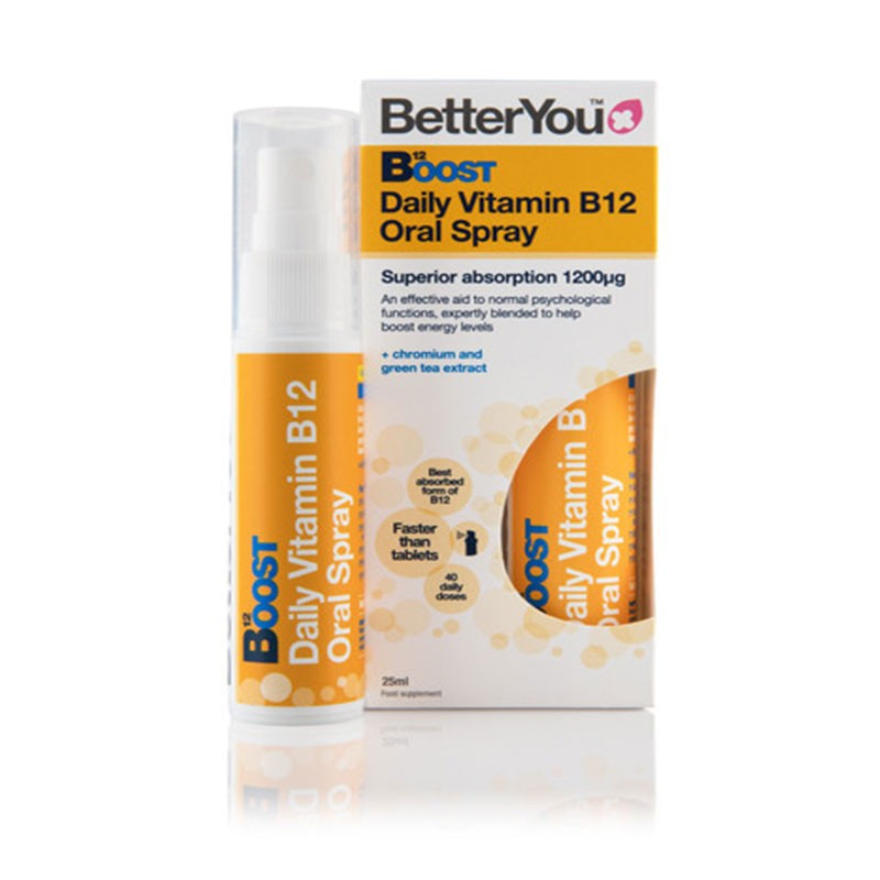 BetterYou Boost Daily Vitamin B12 Spray 25ml