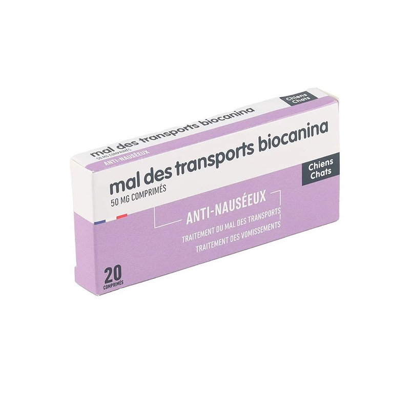 Biocanina Mareos Perros y Gatos 20 comprimidos