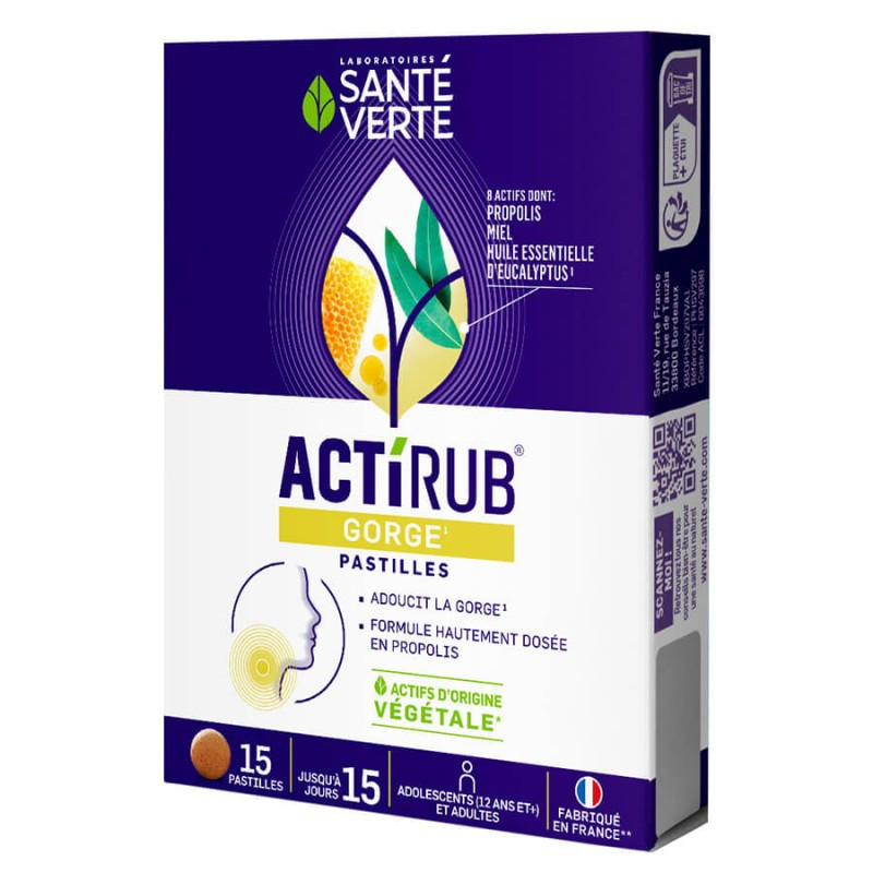 Actirub pastillas garganta 15ud