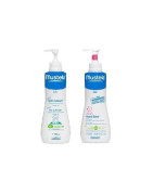 Mustela Pack Oferta Gel Limpiador 500ml + Leche Corporal 500ml