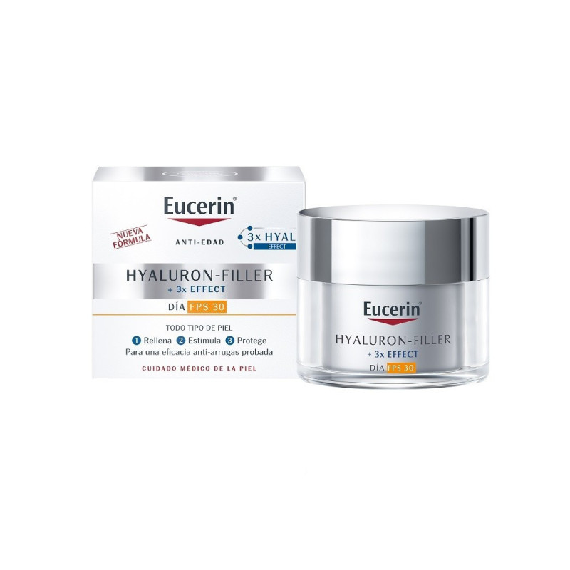 Eucerin Hyaluron-Filler 3Xeffect FPS30 Crema Antiedad 50ml