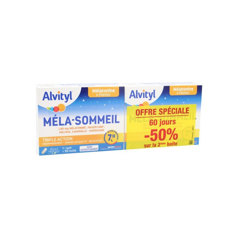 URGO MELA SOMMEIL 2 x 30 CÁPSULAS
