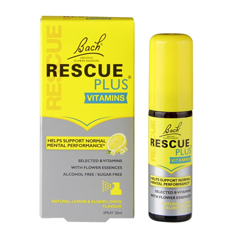 Bach Rescue Flores de Bach Plus Vitaminas Spray 20ml