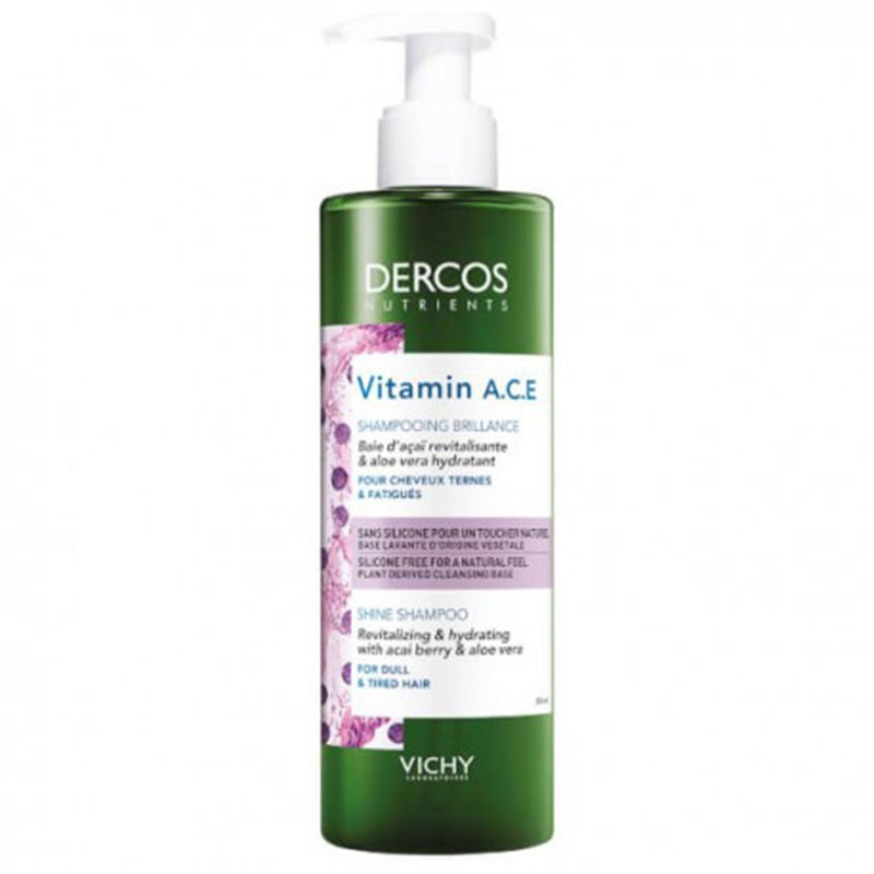 VICHY DERCOS VITAMIN A C ECHAMPÚ CABELLOS SECOS Y CASTIGADOS 250ML