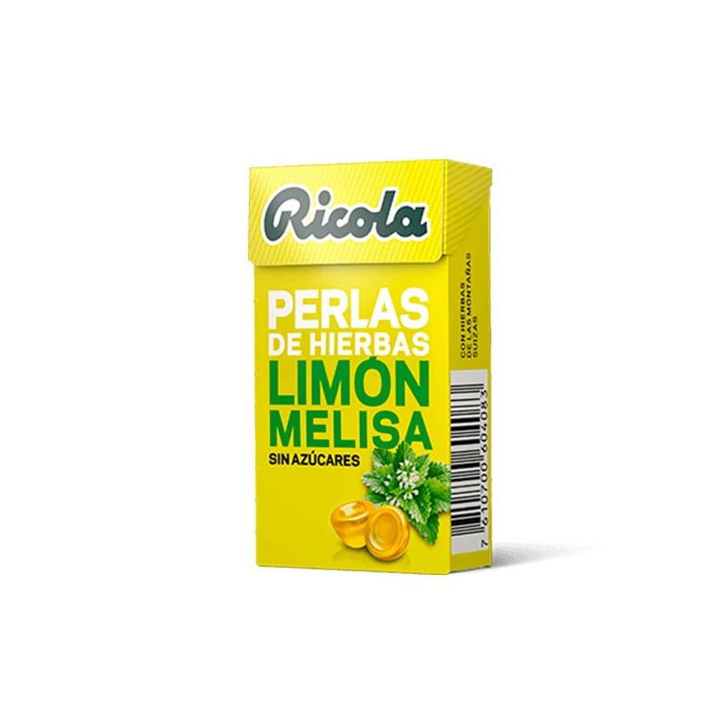 Ricola perlas limón melisa