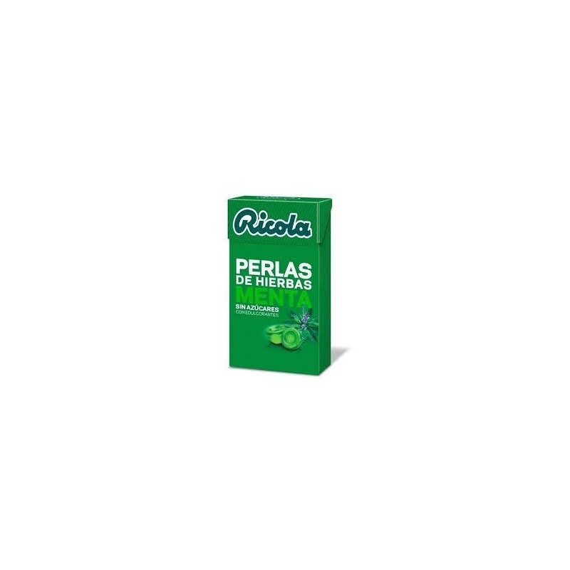 Ricola perlas menta