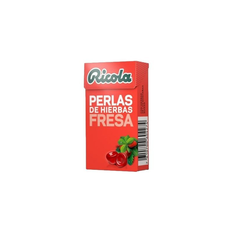 Ricola perlas de fresas