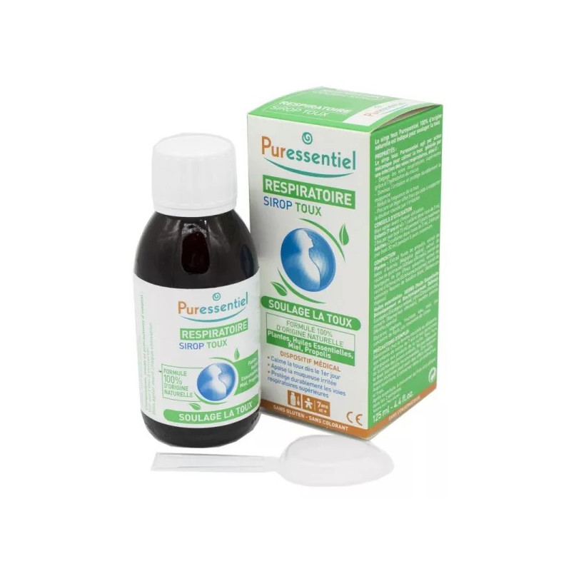PURESSENTIEL RESPIRATOIRE Jarabe para la Tos 125ml - Origen 100% N