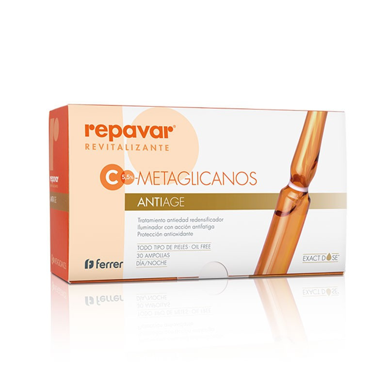 Repavar Metaglicanos Antiage 30 ampollas