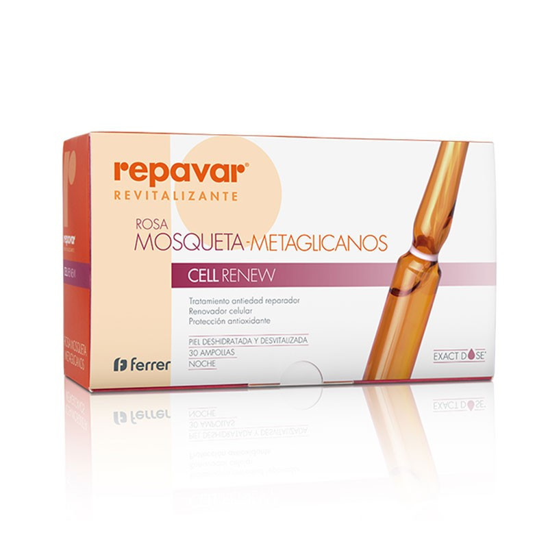 Repavar Rosa Mosqueta Metaglicanos Cell Renew 30 ampollas