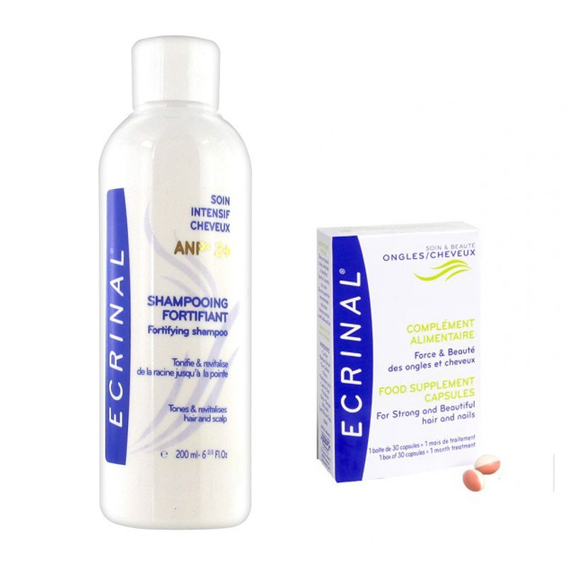 Ecrinal ANP 2 Champú Fortificante 200ml + Ecrinal Cabellos y Uñas 30 cápsulas
