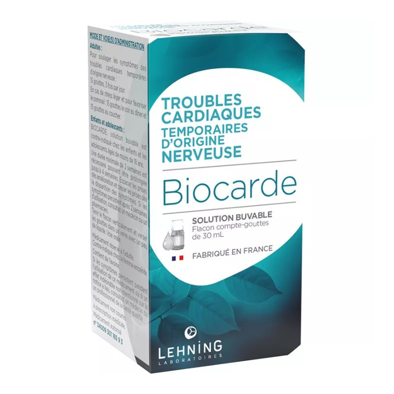 Biocarde Lehning Palpitación Solución Oral 30 ml