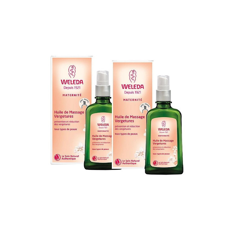 Weleda Aceite de Masaje Estrías 100ml Pack 2 unidades
