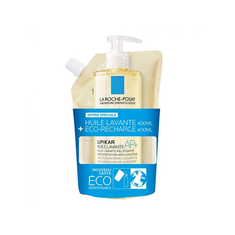 LA ROCHE POSAY LIPIKAR HUILE LAVANTE400ML+400ml eco