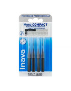Cepillos MONO COMPACT Negros 0.6mm ISO0 - Espacios Interdentales Estrechos - Caj