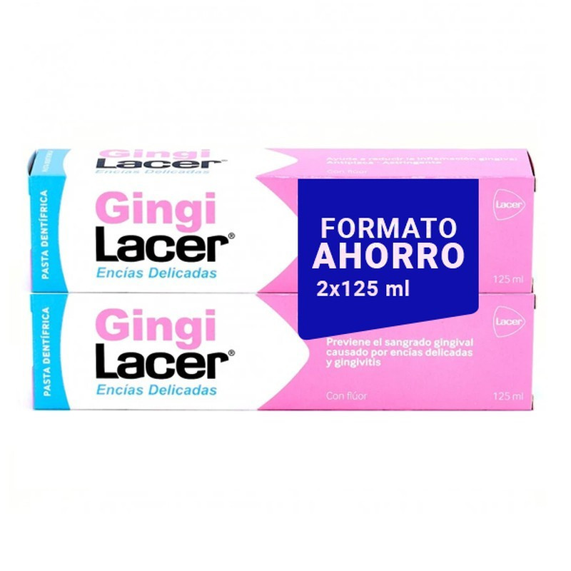 Gingilacer Dentífrico 125ml x2 unidades