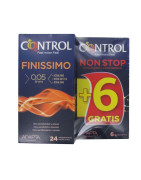 Control Finissimo 24 preservativos + 6 Control Non Stop Gratis