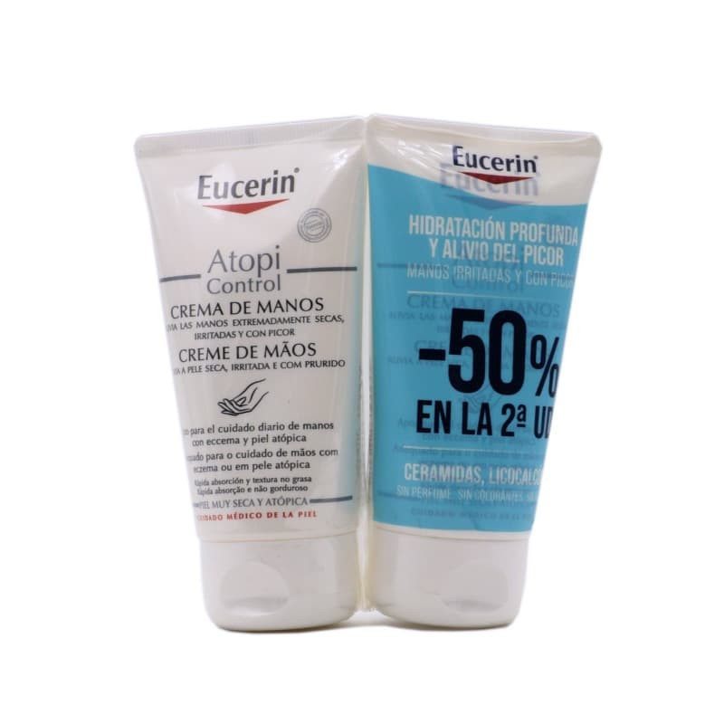 EUCERIN ATOPICONTROL DUPLO MANOS 75ML+75ML