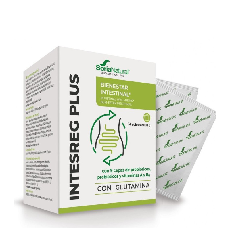 SORIA NATURAL INTESREG PLUS 14 SOBRES DE 10 GR