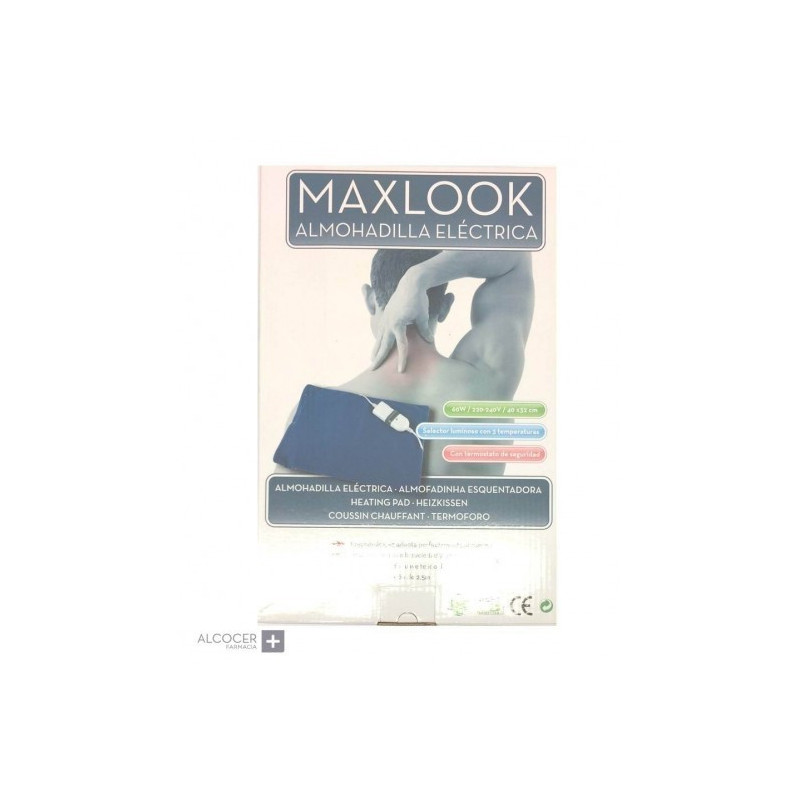 MAXLOOK ALMOHADILLA ELECTRICA 40 X 32 CM 60W