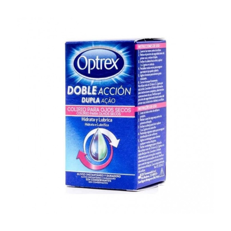 Optrex Doble Acción Ojos Secos Colirio 10ml