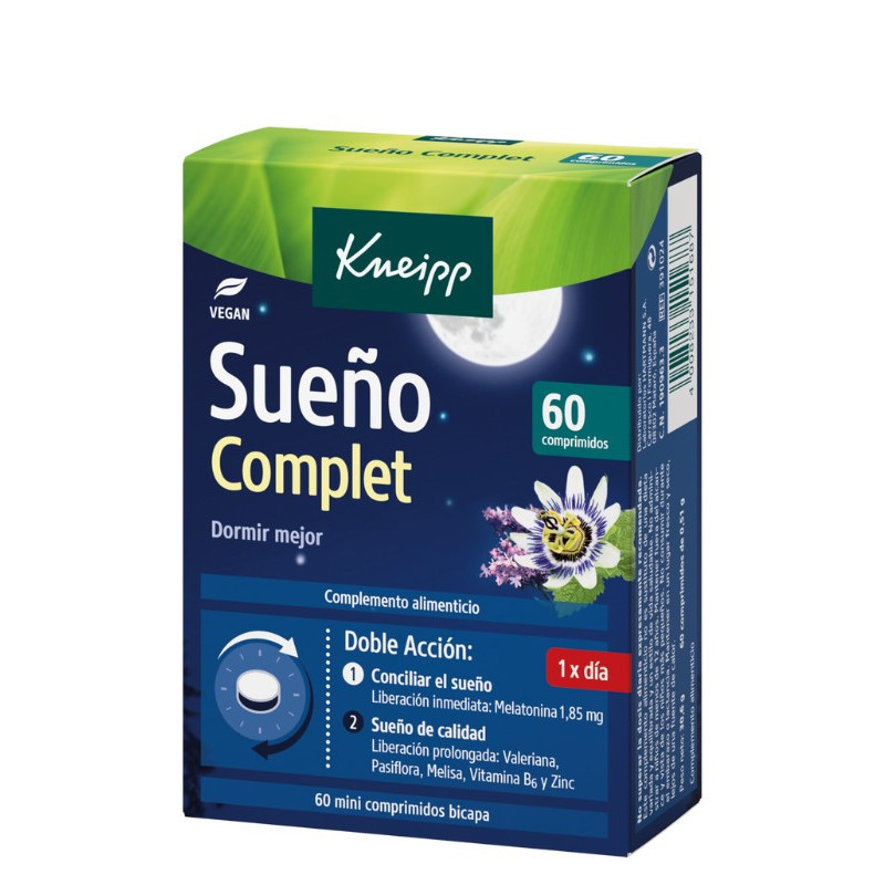 KNEIPP SUEÑO COMPLET 60 MINI COMPRIMIDOS BICAPA