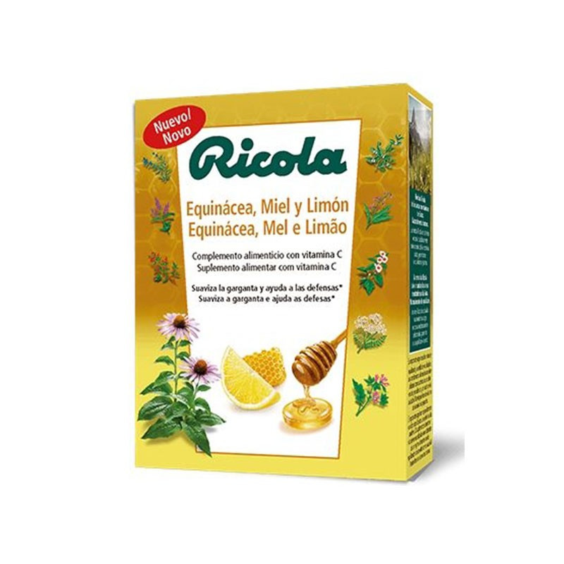 Ricola Caramelos Equinácea, Miel y Limón 50gr