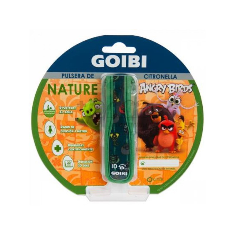 GOBI PULSERA CITRONELLA ANGRYBIRDS