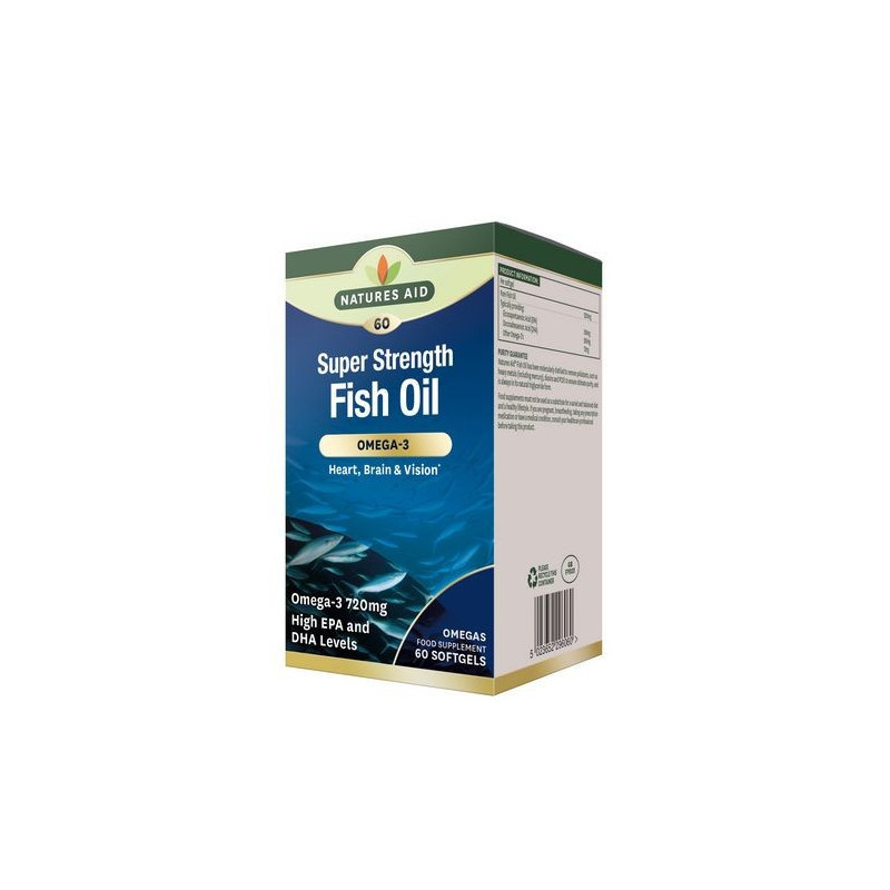 NATURES AID SUPER STRENGTH FISH OIL