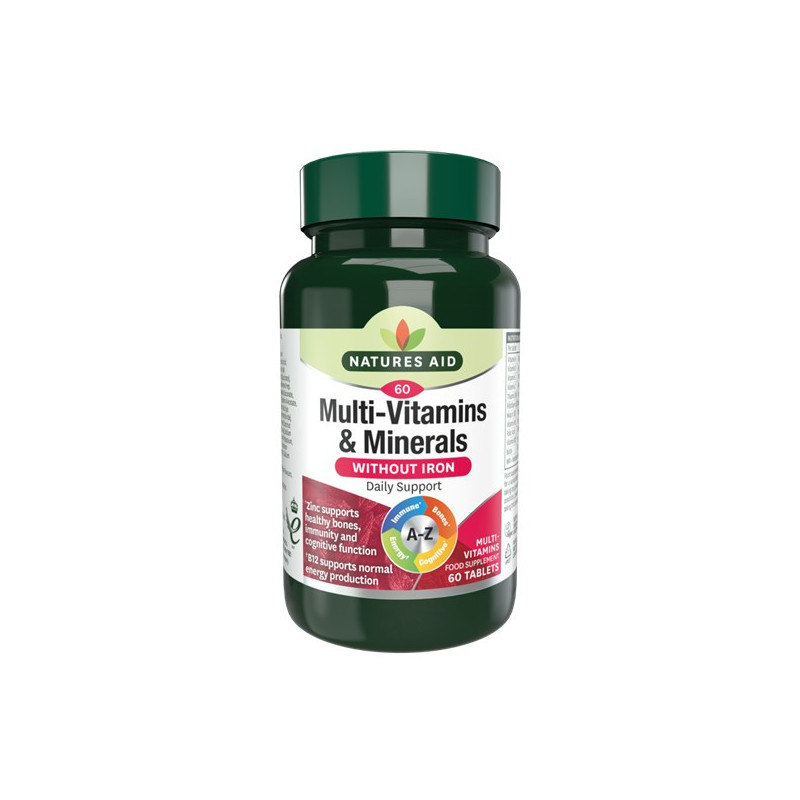 Natures Aid Multi Vitamina Sin Hierro (60TABLETAS)