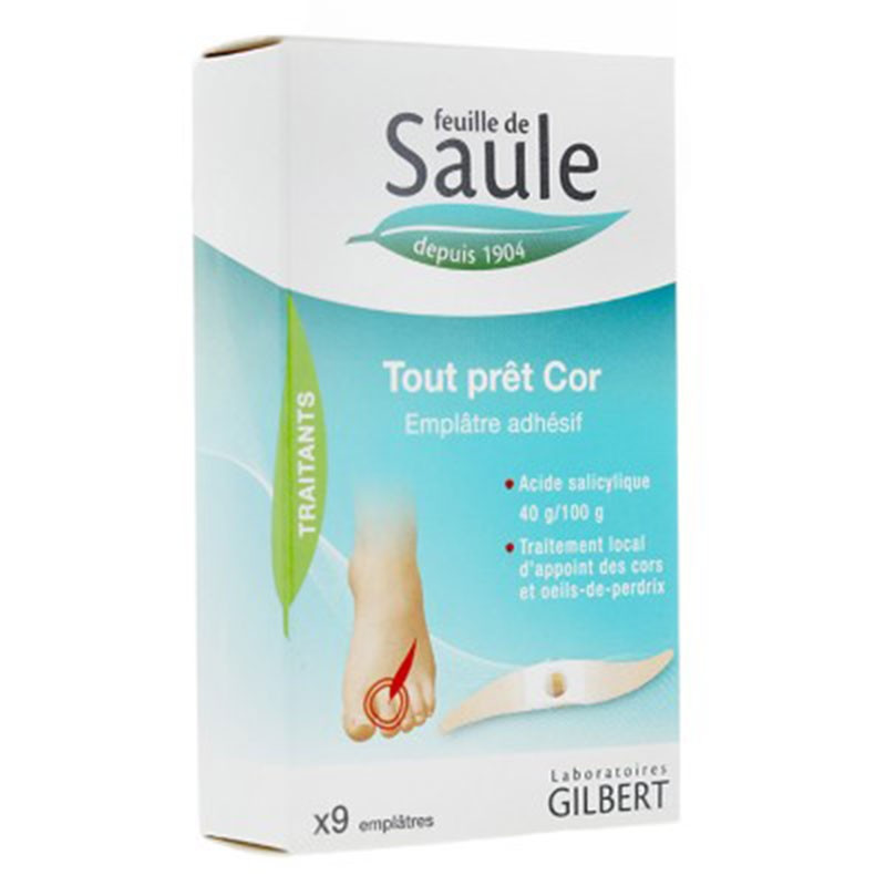 Gilbert Feuille Saule Parche Callosidades 9 unidades