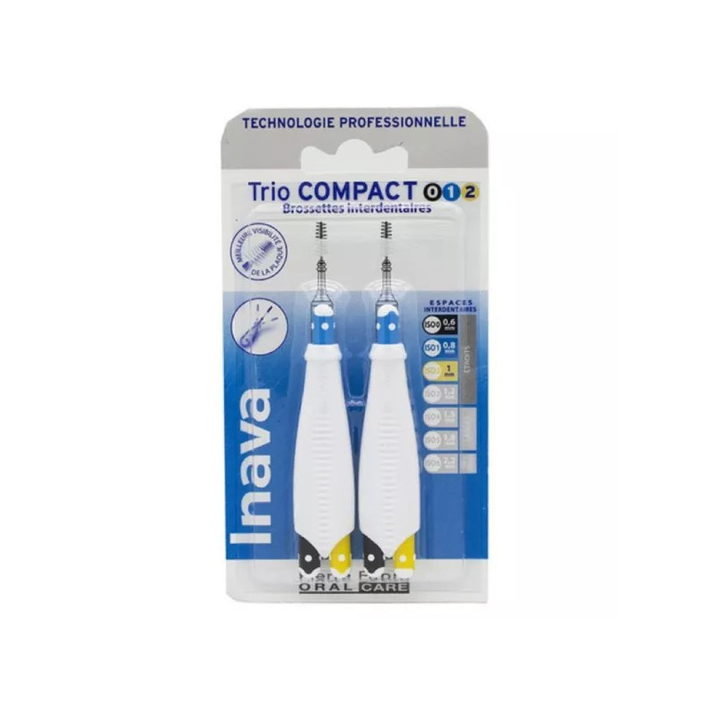 Pinceles TRIO COMPACT 0 1 2 - 0.6mm ISO0, 0.8mm ISO1, 1mm ISO2 - 2 Mangos + 6 Pi