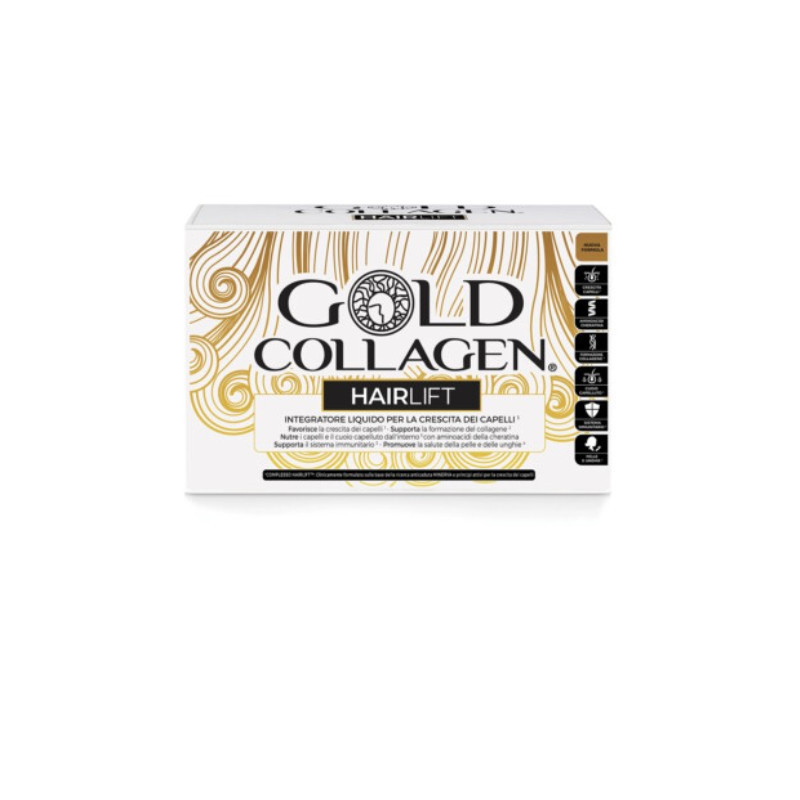 Gold Collagen HairLift 10 ampollas