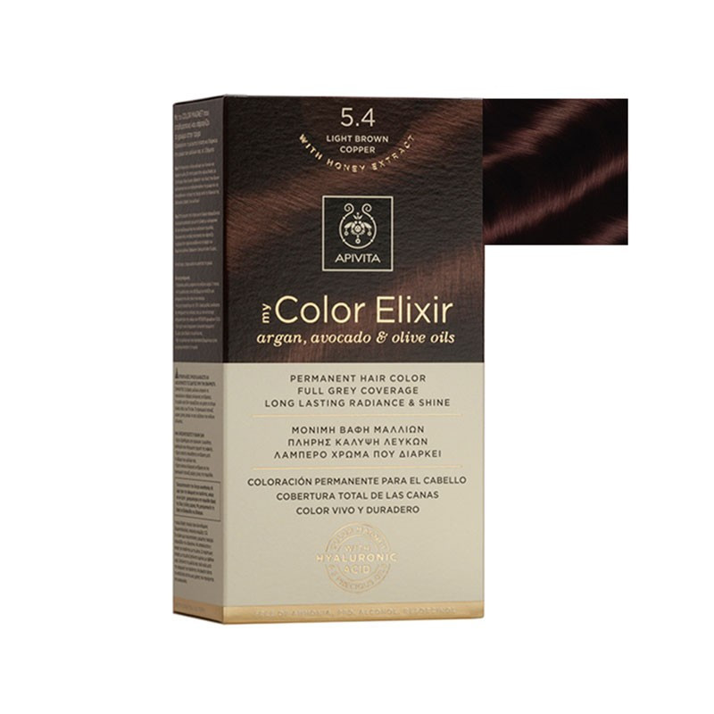 Apivita My Color Elixir 5.4 Light Brown Copper