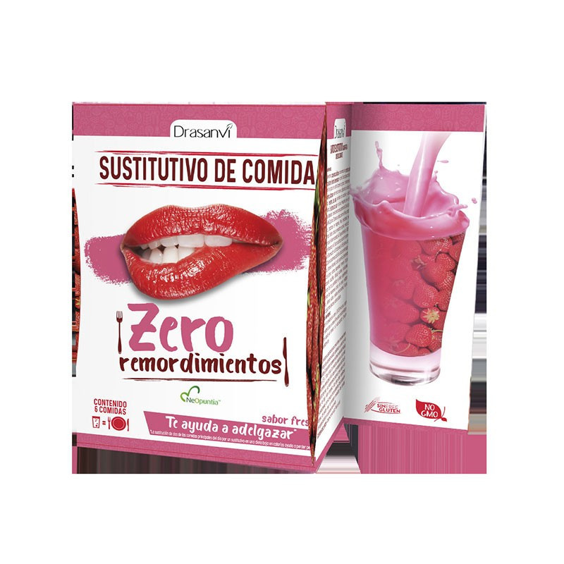 Drasanvi Sustitutivo de Comida Sabor Fresa 6 sobres