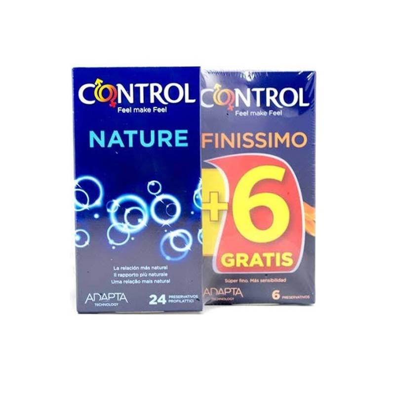 Control Nature 24 preservativos + 6 Control Finissimo Gratis