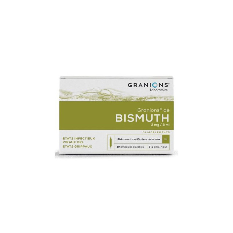 Granions Bismuth 10 ampollas