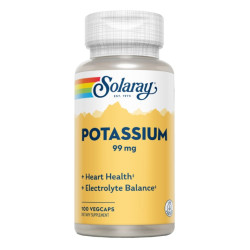 SOLARAY POTASIO CITRATO 99MG 60 CÁPSULAS
