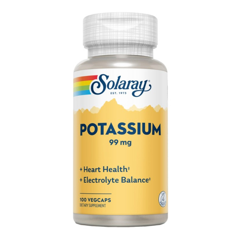 SOLARAY POTASIO CITRATO 99MG 60 CÁPSULAS