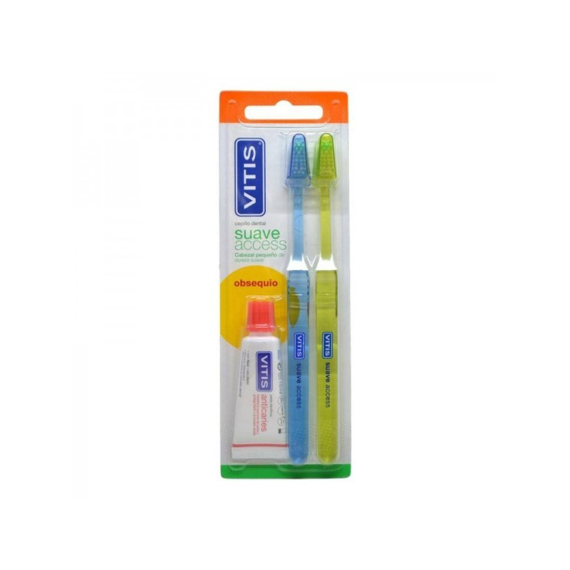 Cepillo Dental Adulto - Vitis Access (suave Blister 2 U).
