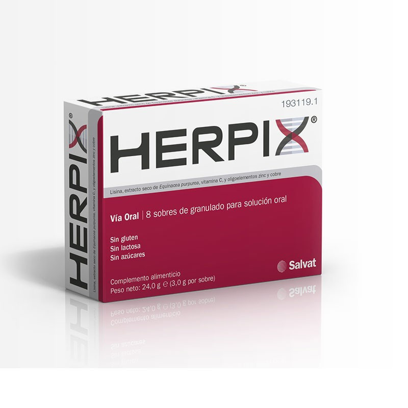 Herpix Tratamiento Herpes Labial 8 sobres