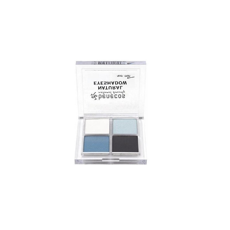 BENECOS SOMBRA DE OJOS DE 4 COLORES - AZUL VERDADERO