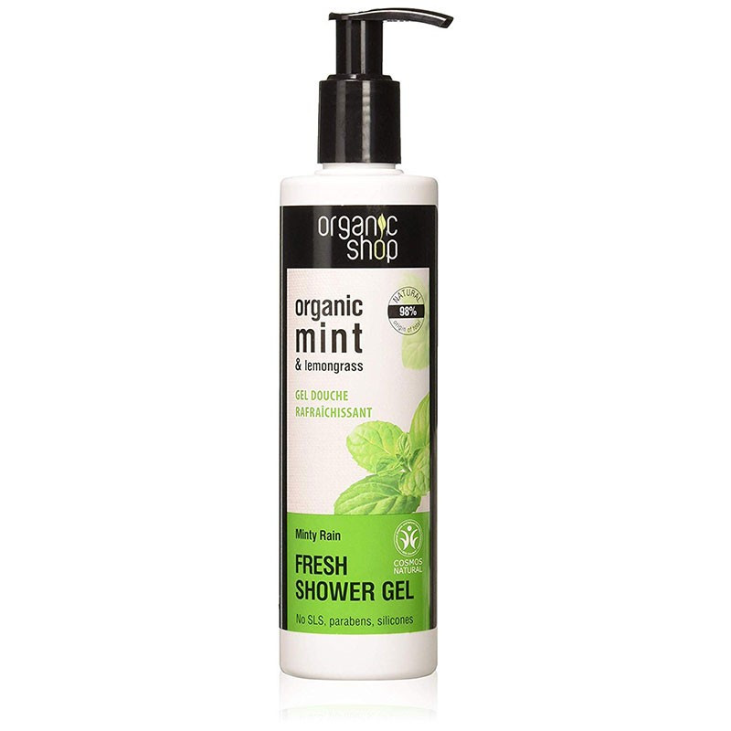 Organic Shop Gel de Ducha Refrescante Menta Lemongrass 280ml