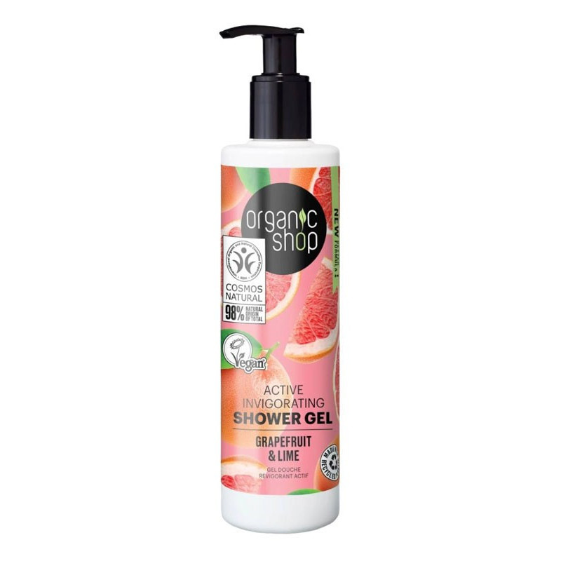 Organic Shop Gel de Ducha Revigorizante Pomelo y Lima 280ml