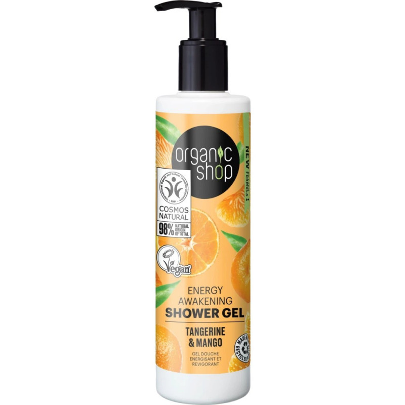 Organic Shop Gel de Ducha Energizante Mandarina y Mango 280ml