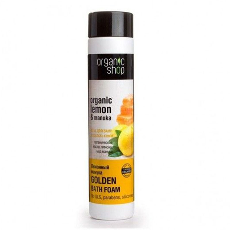 Organic Shop Espuma de Baño Miel y Limón 500ml